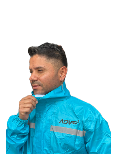 IMPERMEABLE TIPO SUDADERA ADV 360 AZUL