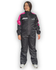Impermeable Tipo Sudadera IMPERONE Negro-Fucsia