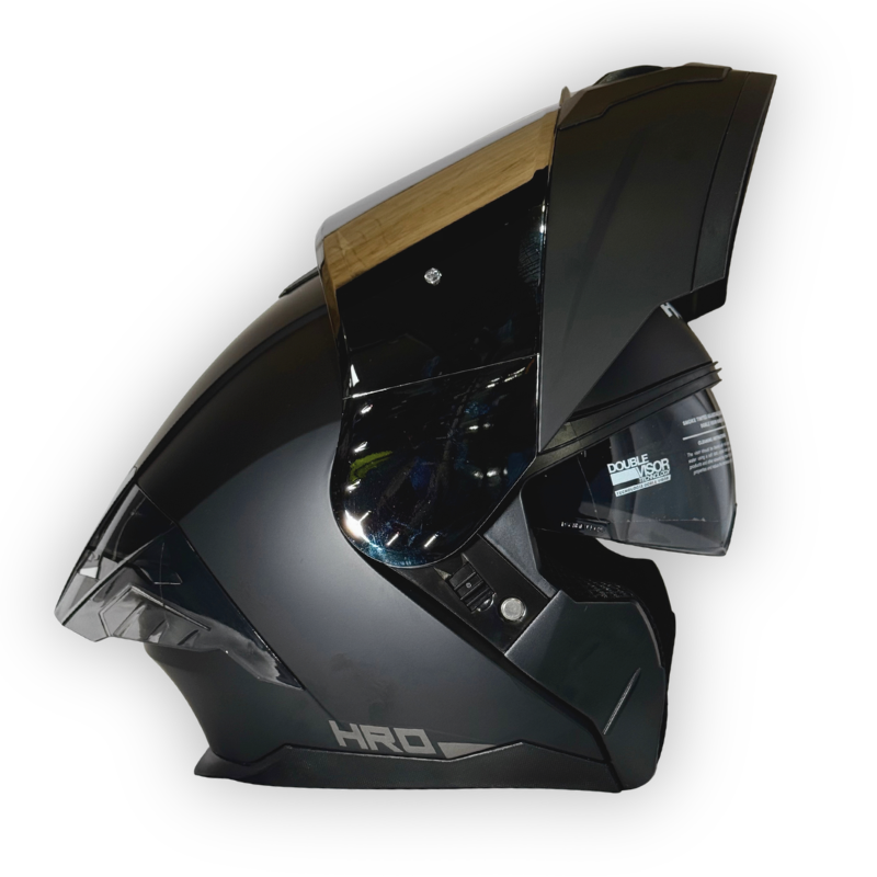 Casco HRO 3480 DV Abatible Negro Mate