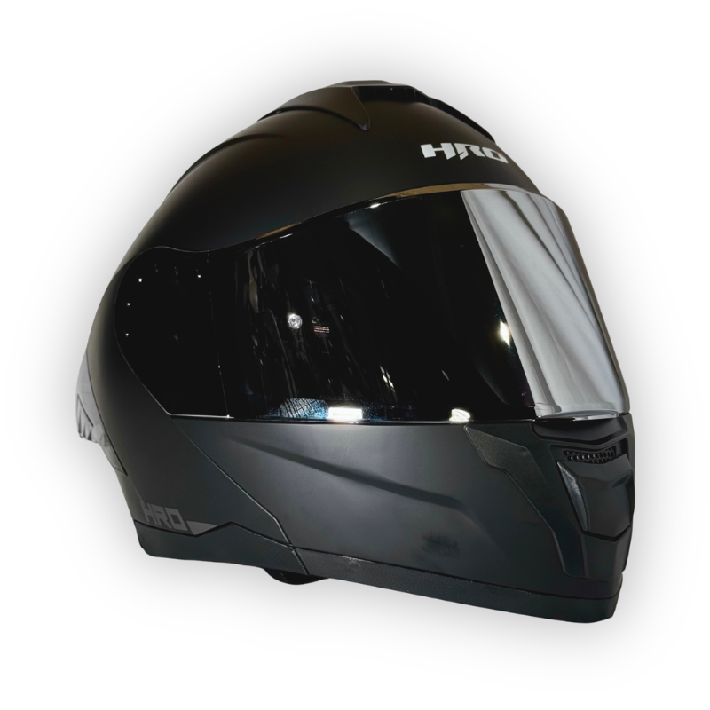 Casco HRO 3480 DV Abatible Negro Mate