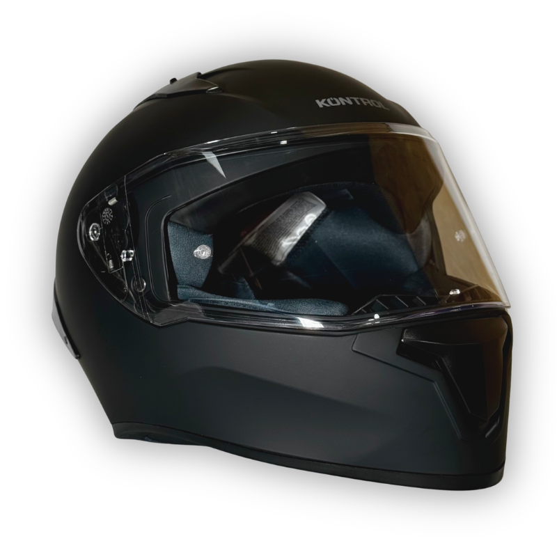 Casco KONTROL THUNDER Negro Mate