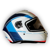 Casco SPARTAN DRAKEN´S Brillante Blanco/Azul