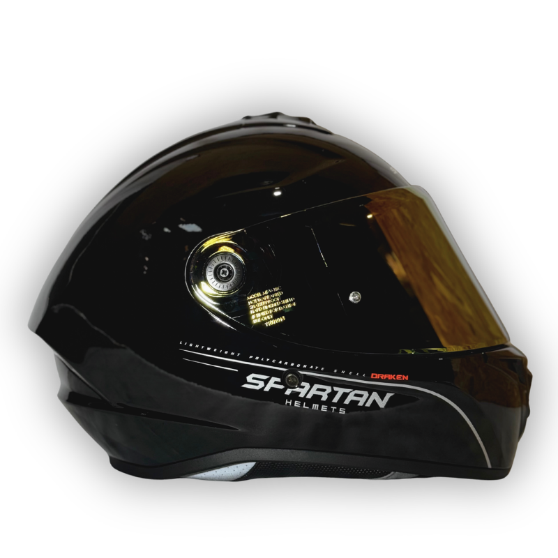 Casco SPARTAN DRAKEN´S Brillante Negro