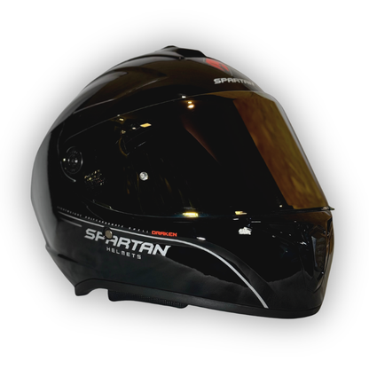 Casco SPARTAN DRAKEN´S Brillante Negro
