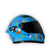 Casco Infantil KRM Animales Marinos Azul