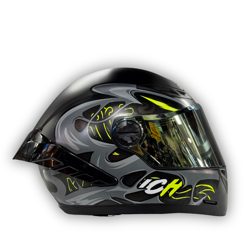 Casco Integral ICH 501 Negro-Verde SP