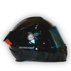 Casco SPARTAN HAWK EVO SV Negro Brillante