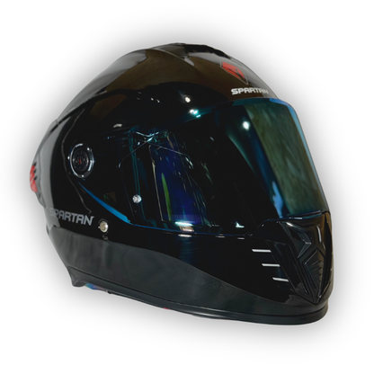 Casco SPARTAN HAWK EVO SV Negro Brillante