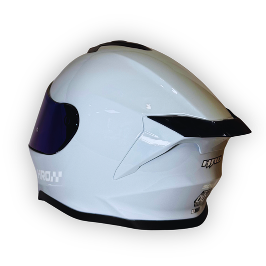 Casco HRO 506 SOLID Gris Claro Brillante