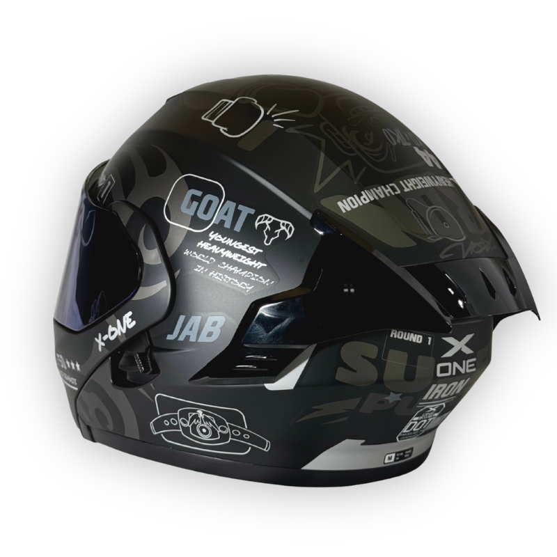 Casco X-ONE X-3000 RS Abatible IRON
