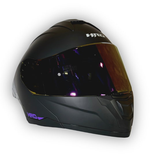 Casco HRO 3480 DV Abatible Negro Mate