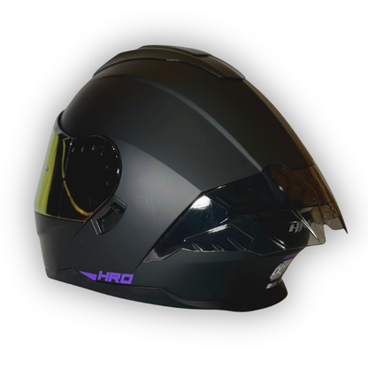 Casco HRO 3480 DV Abatible Negro Mate