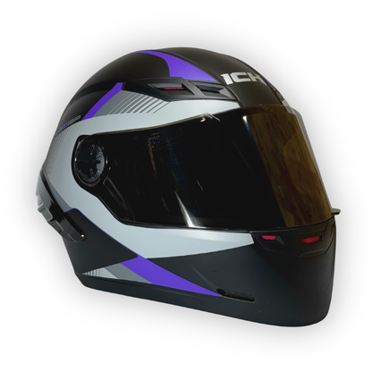 Casco Integral ICH 501 KYANU Negro-Lila