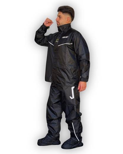Impermeable Tipo Sudadera ADV Negro