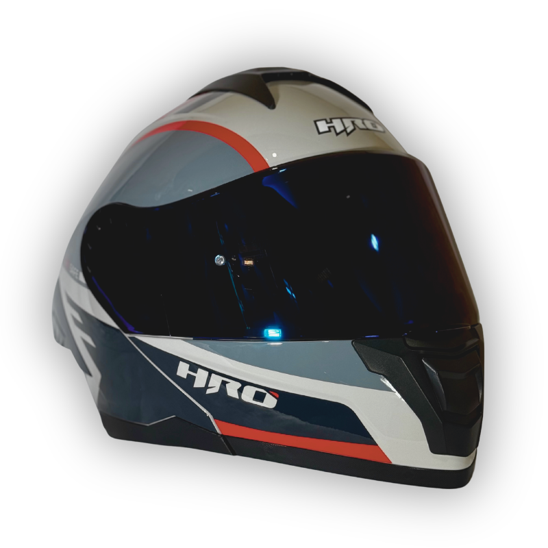 Casco HRO 3480 DV Abatible Oblivion Gris Brillante