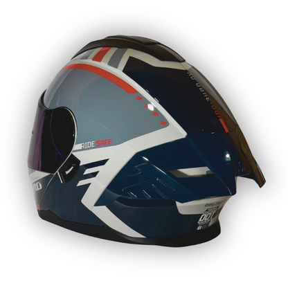 Casco HRO 3480 DV Abatible Oblivion Gris Brillante
