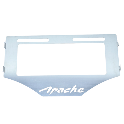 PORTA PLACA EN ACERO APACHE