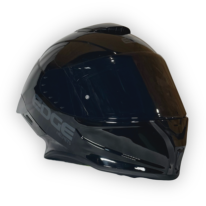 Casco EDGE Shanghai Negro Brillo