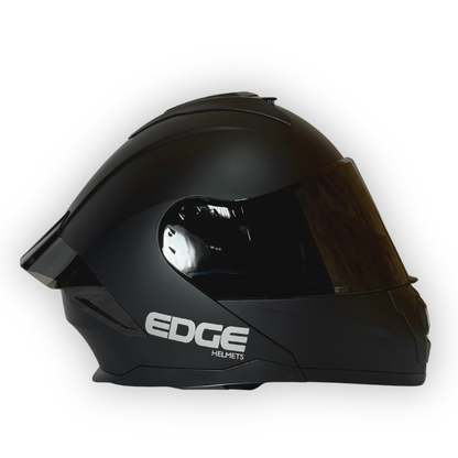 Casco EDGE Abatible Luces Led - Negro Mate