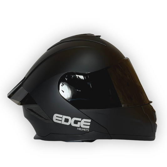 Casco EDGE Abatible Luces Led - Negro Mate
