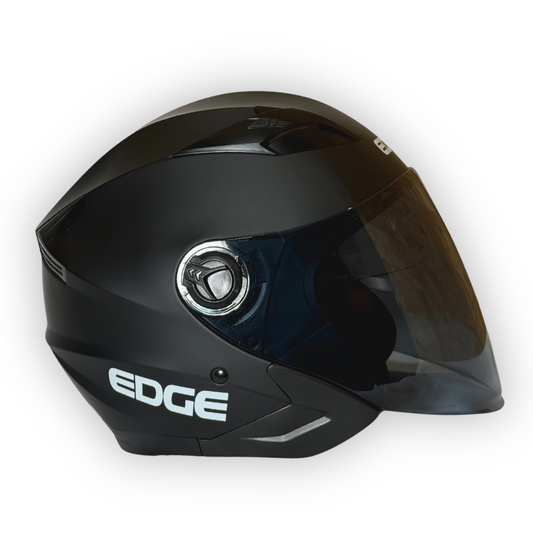 Casco EDGE Abierto Negro Mate