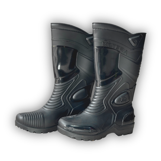 Botas De Caucho Impermeable Suela Negra