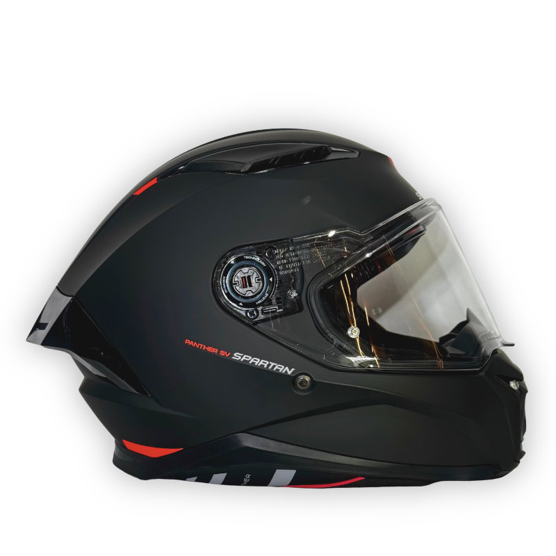 Casco SPARTAN PANTHER SV Negro Mate