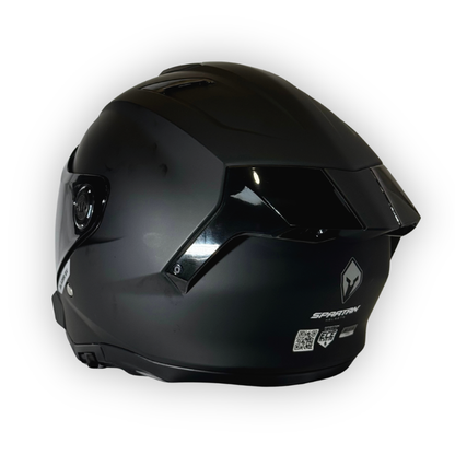Casco SPARTAN BLAZER Abierto Negro Mate