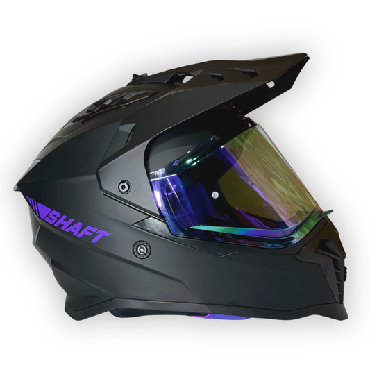 Casco SHAFT MX360 Adventure Negro mate