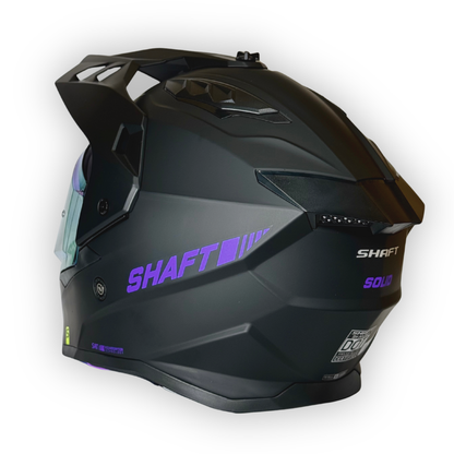 Casco SHAFT MX360 Adventure Negro mate