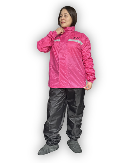 Impermeable Tipo Sudadera ADV 360 Fucsia