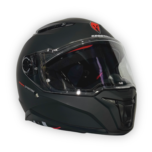 Casco SPARTAN PANTHER SV Negro Mate