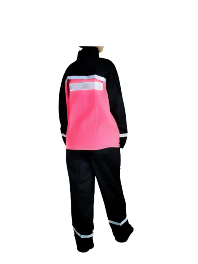 CONJUNTO IMPERMEABLE SILICONADO FUCSIA