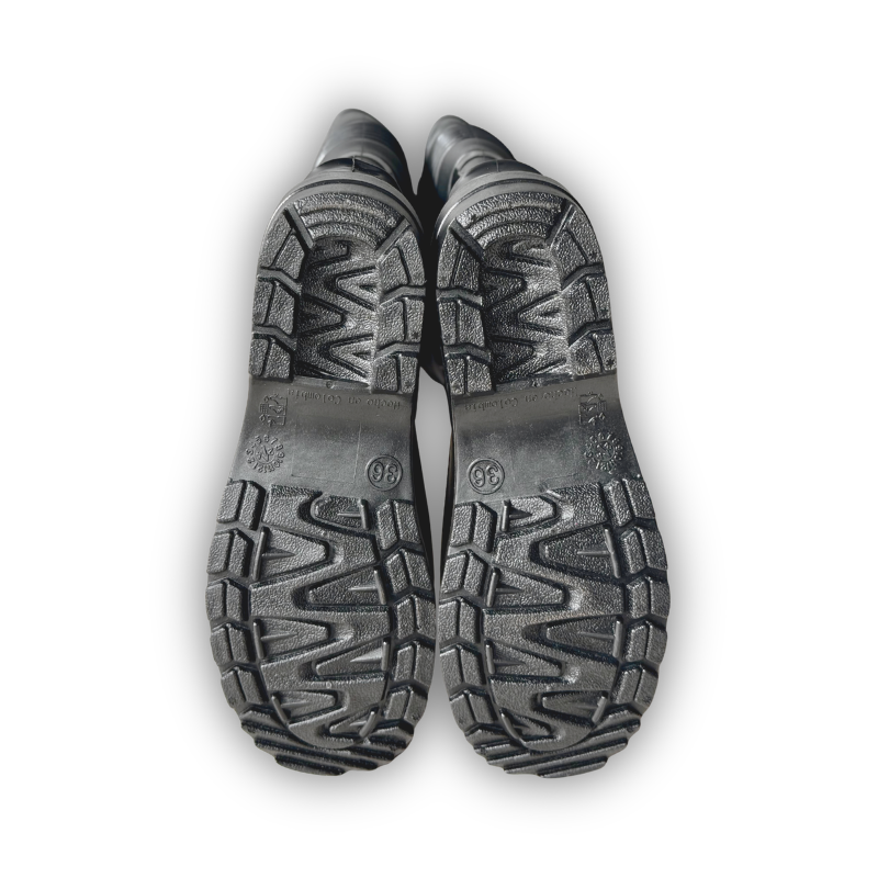 Botas De Caucho Impermeable Suela Negra