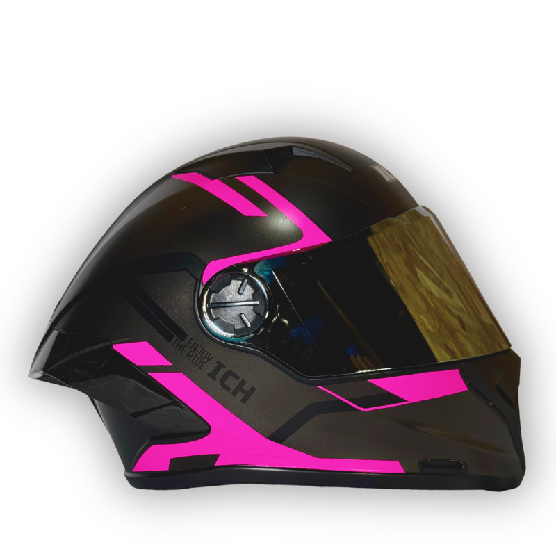 Casco Integral ICH 451 Fucsia Diseño Mate