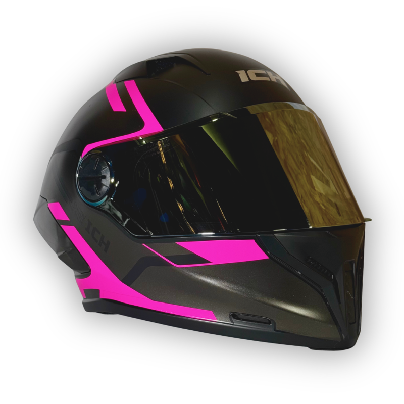 Casco Integral ICH 451 Fucsia Diseño Mate