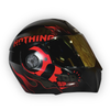 Casco ICH 3110 Abatible Negro-Rojo