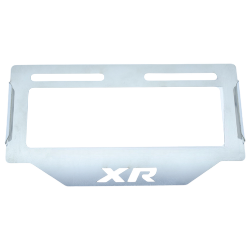 PORTA PLACA EN ACERO XR