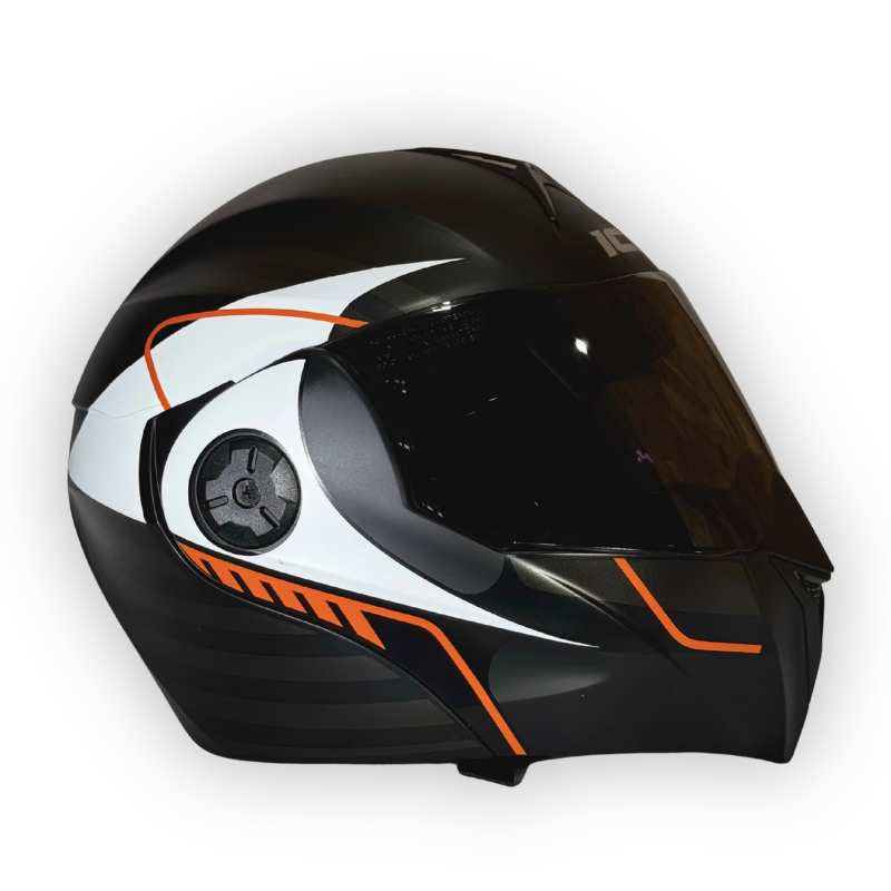 Casco ICH 3110 Abatible Negro-Blanco
