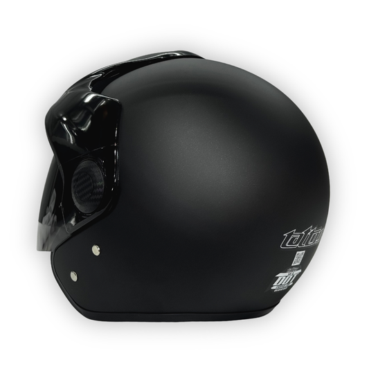 Casco TATTOO Abierto Mate Negro