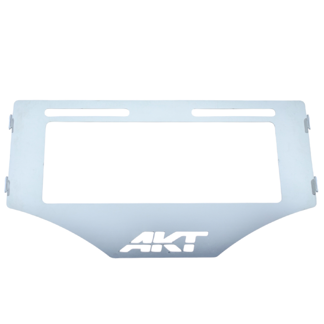 PORTA PLACA EN ACERO AKT