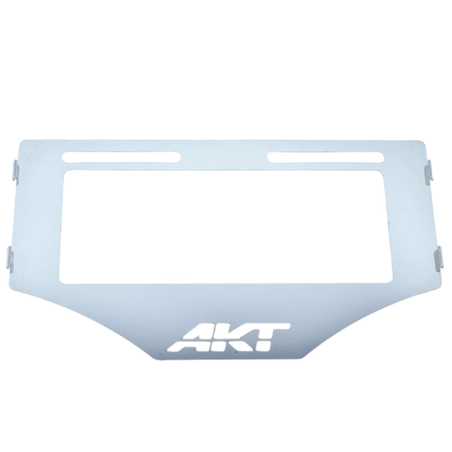 PORTA PLACA EN ACERO AKT