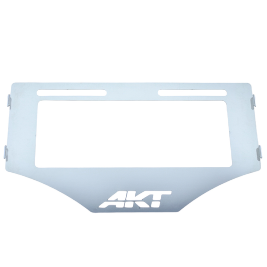 PORTA PLACA EN ACERO AKT