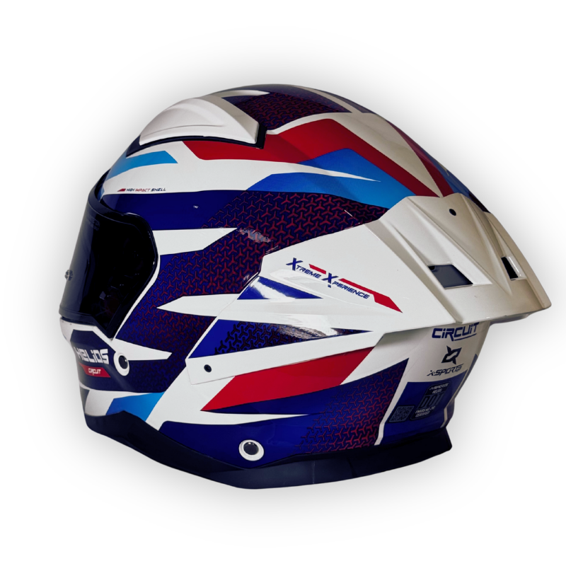 Casco X-SPORTS HELIOS Integral Blanco-Azul