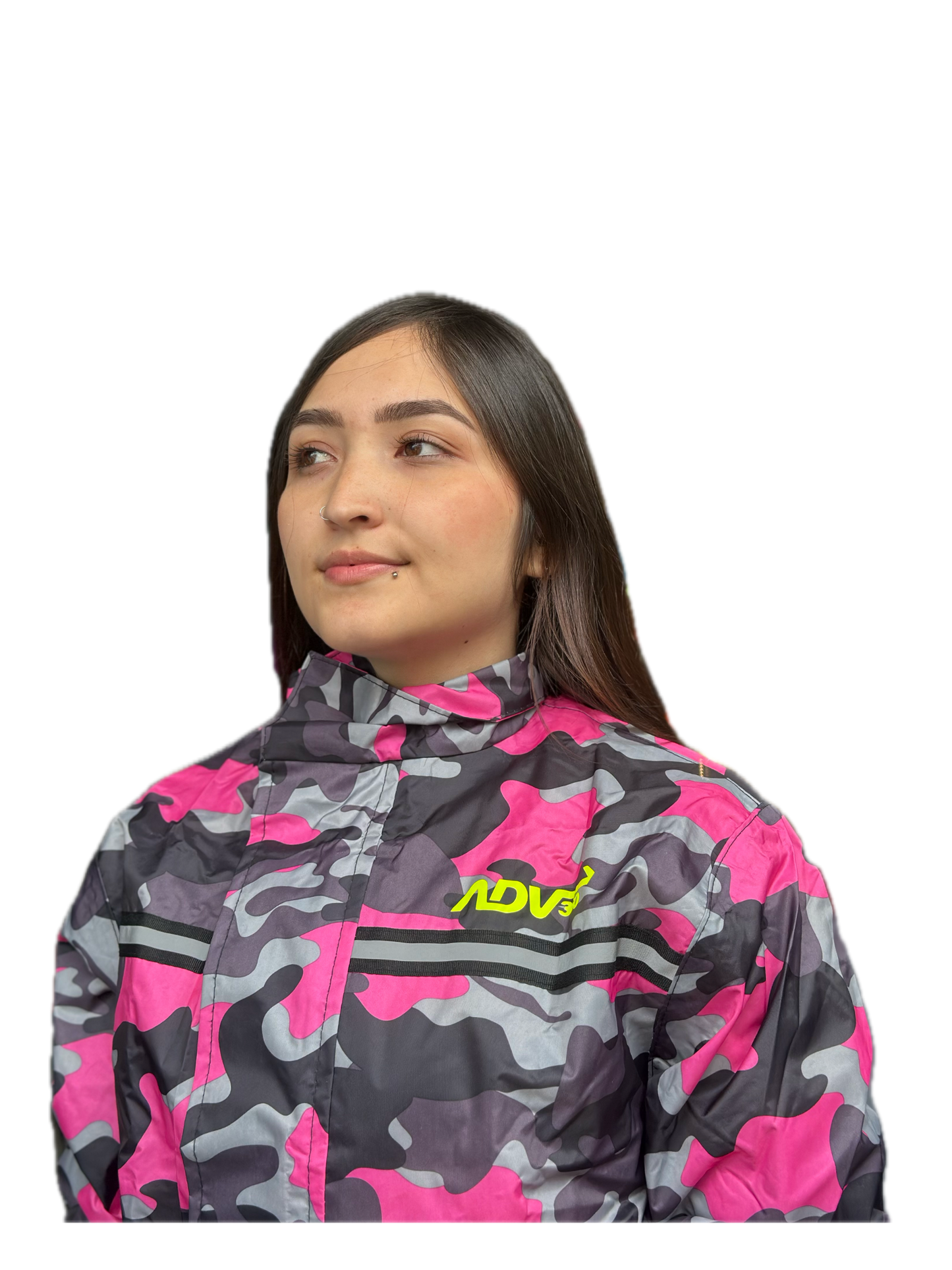 IMPERMEABLE TIPO SUDADERA ADV 360 CAMUFLADO FUCSIA