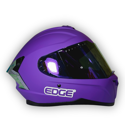 Casco EDGE Integral Morado Mate