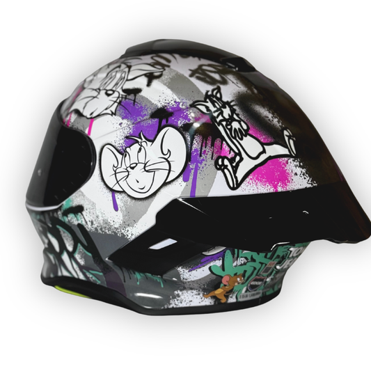 Casco EDGE Shanghai Edicion TOM Y JERRY