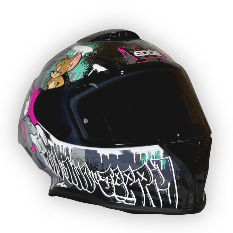 Casco EDGE Shanghai Edicion TOM Y JERRY