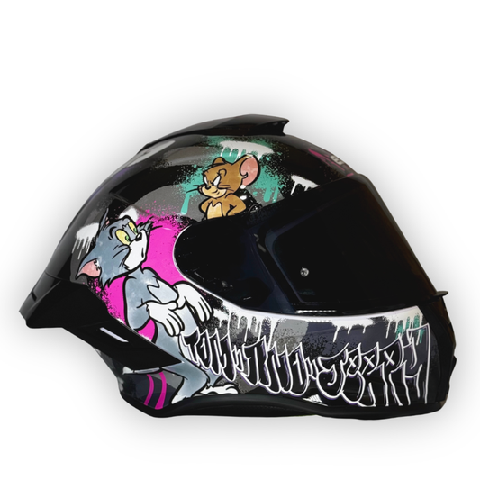 Casco EDGE Shanghai Edicion TOM Y JERRY