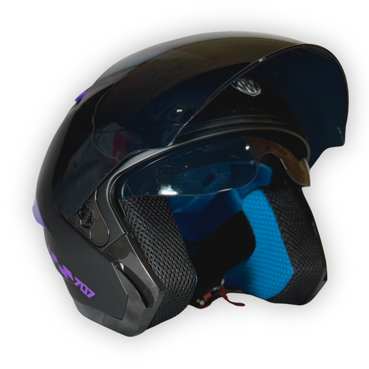 Casco KRM Abierto Negro
